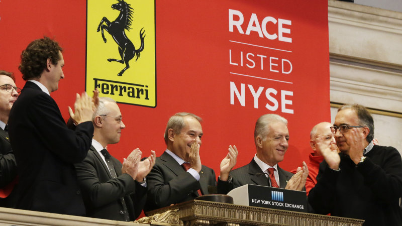 Ferrari hits the New York Stock Exchange