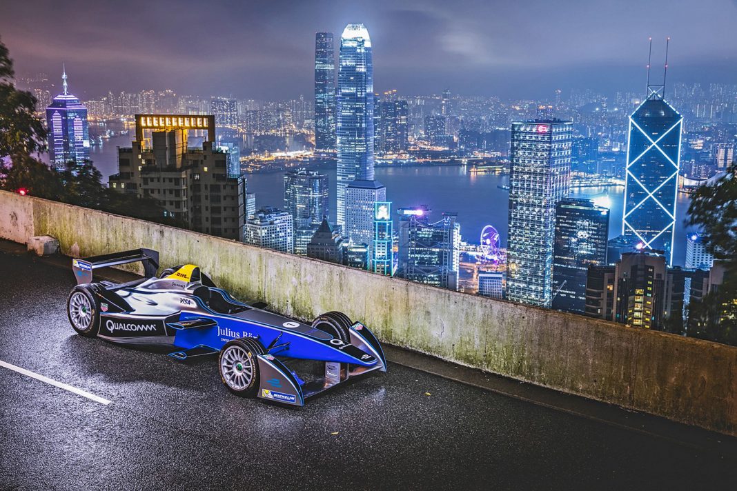 Formula E Hong Kong skyline