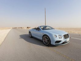 Bentley in the desert