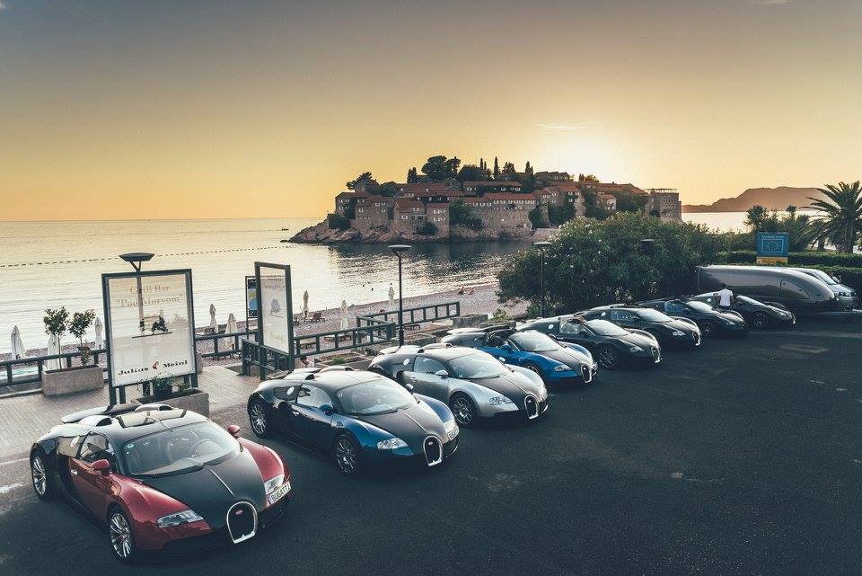 Bugatti Veyron line up