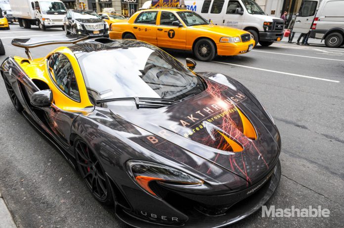 Uber McLaren P1 Manhattan