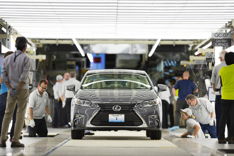 Lexus production starts in the U.S.