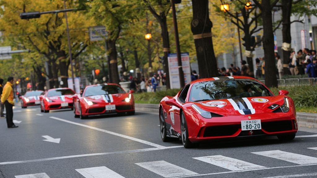 Ferrari 458 Speciale parade