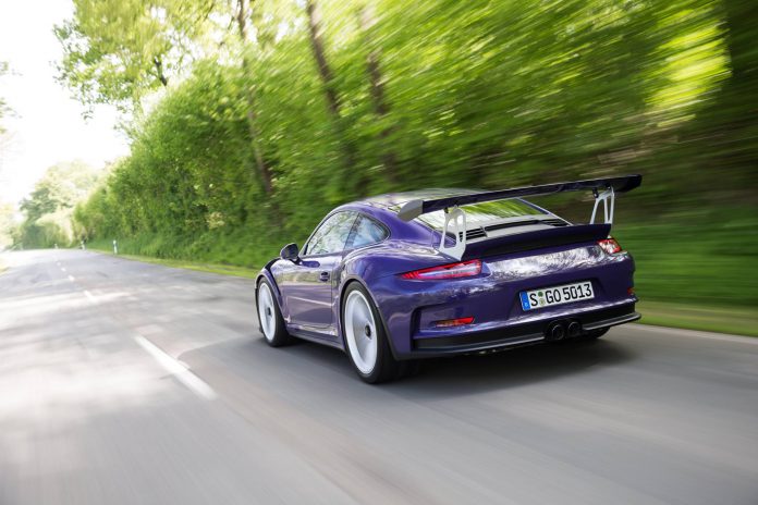 Ultraviolet Porsche 911 GT3 RS