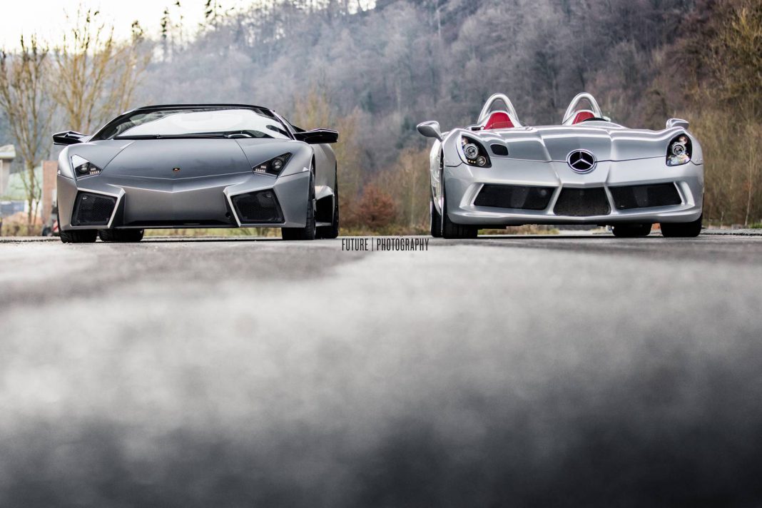 Lamborghini Reventon and SLR McLaren Stirling Moss