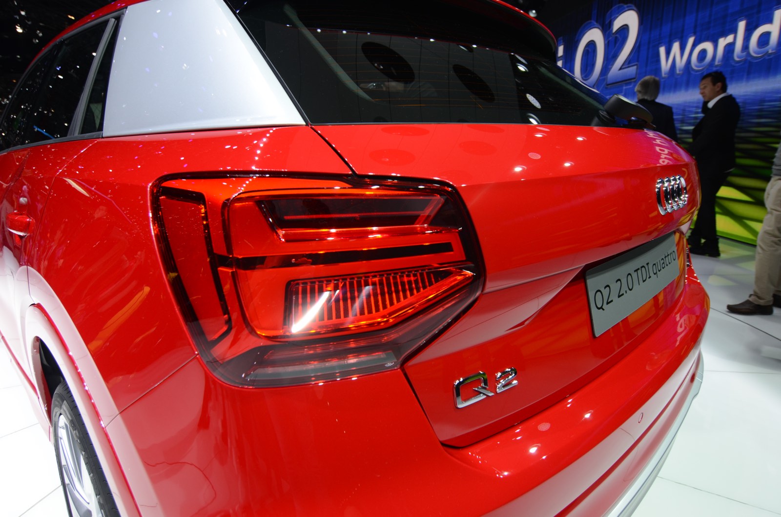 Audi Q2 at the Geneva Motor Show 2016