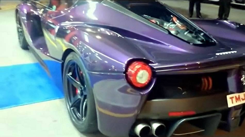Purple Ferrari LaFerrari 3