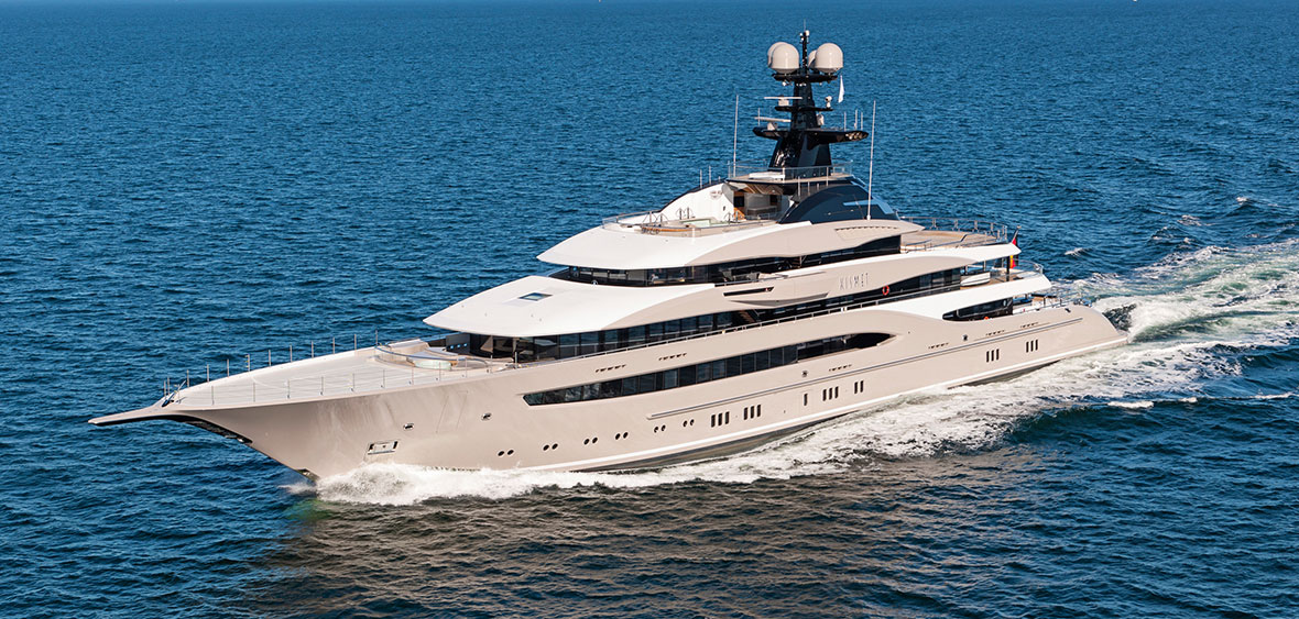 Superyacht Sunday Kismet Yacht By Lurssen 1 3 Million Per Week Charter Gtspirit