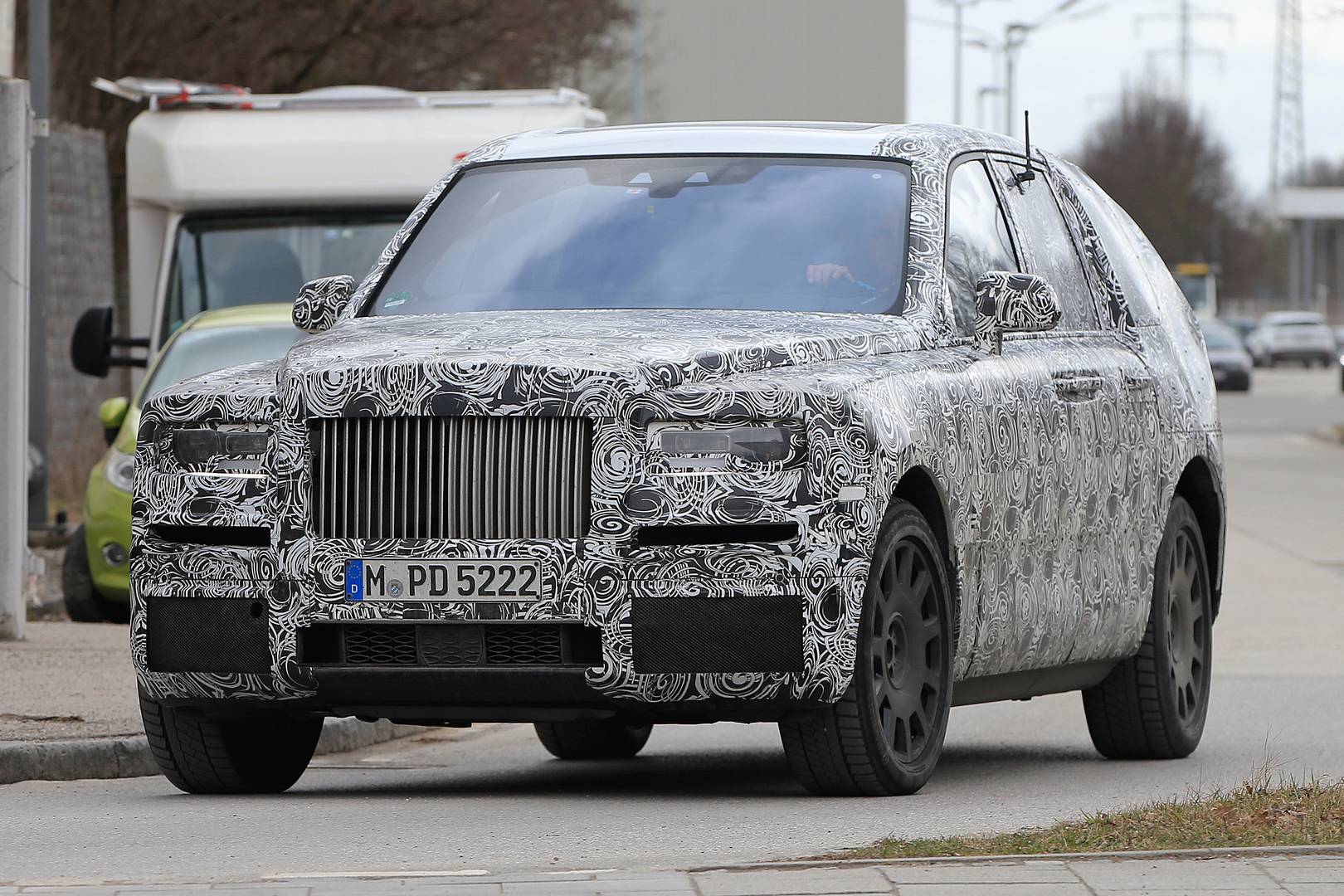 Rolls Royce Cullinan Suv Spy Shots With Production Front Gtspirit