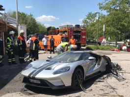 Ford GT Fire in Germany