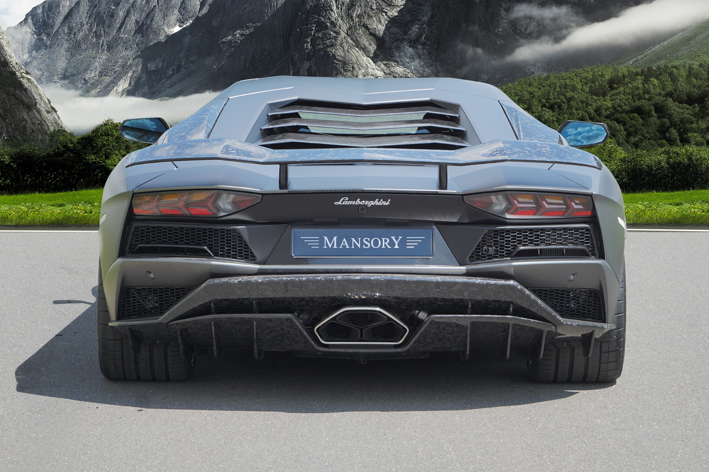 Mansory Lamborghini Aventador S Rear View