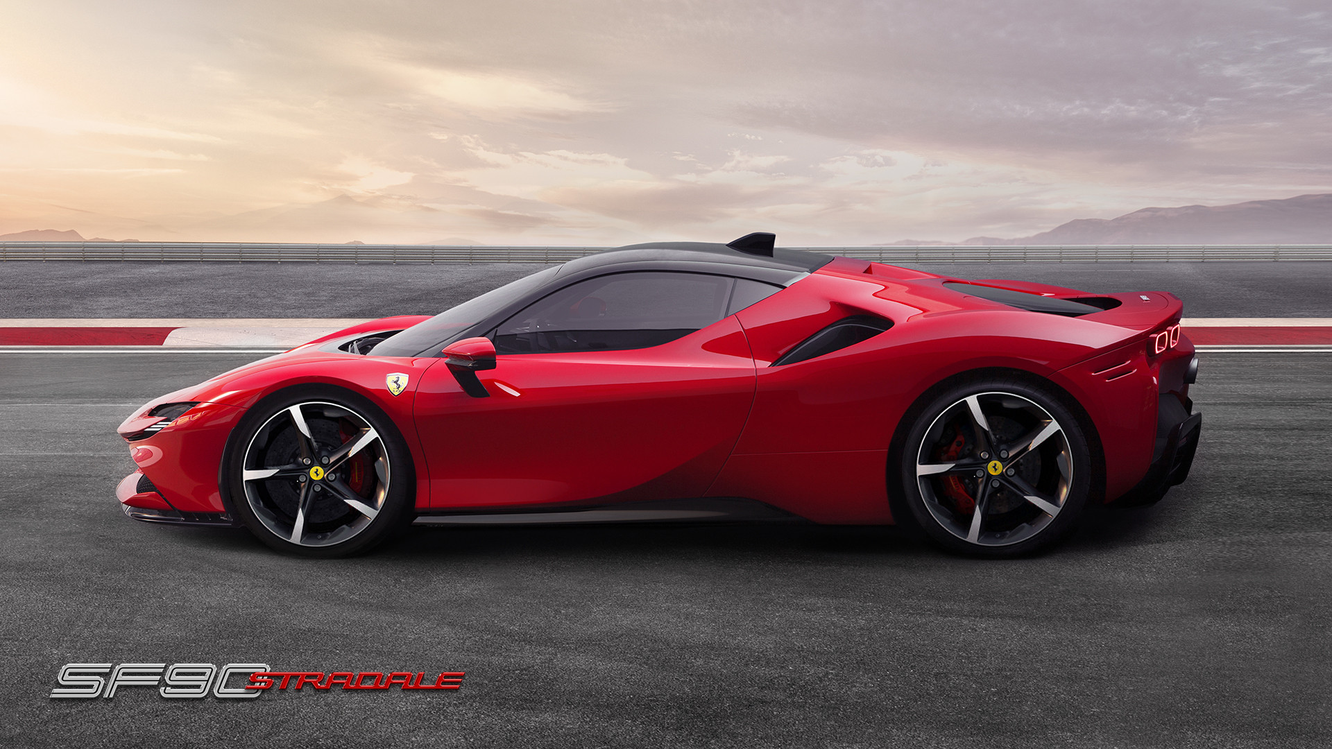 2020 Ferrari SF90 Stradale Side View