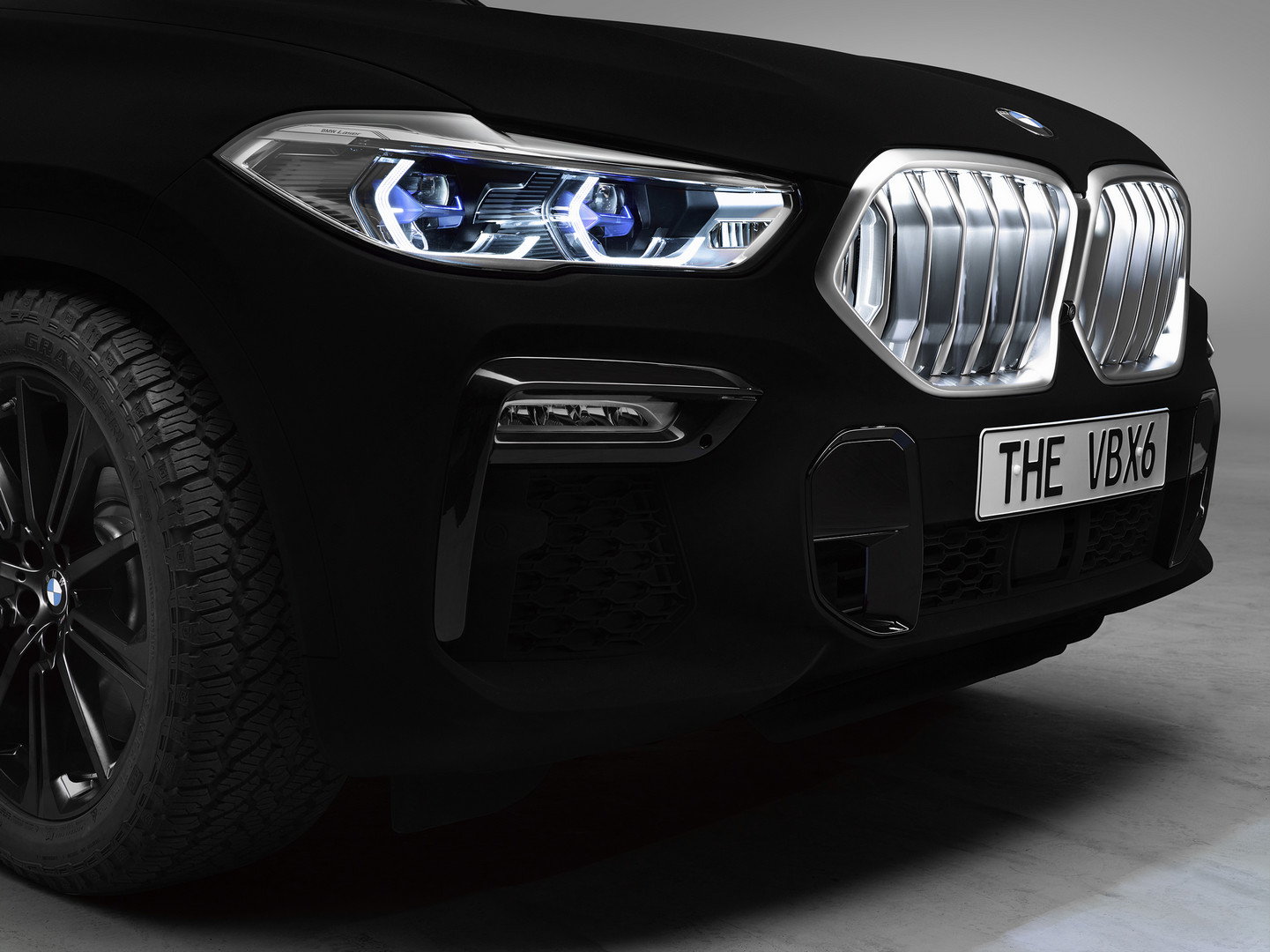 BMW X6 Vantablack Headlights