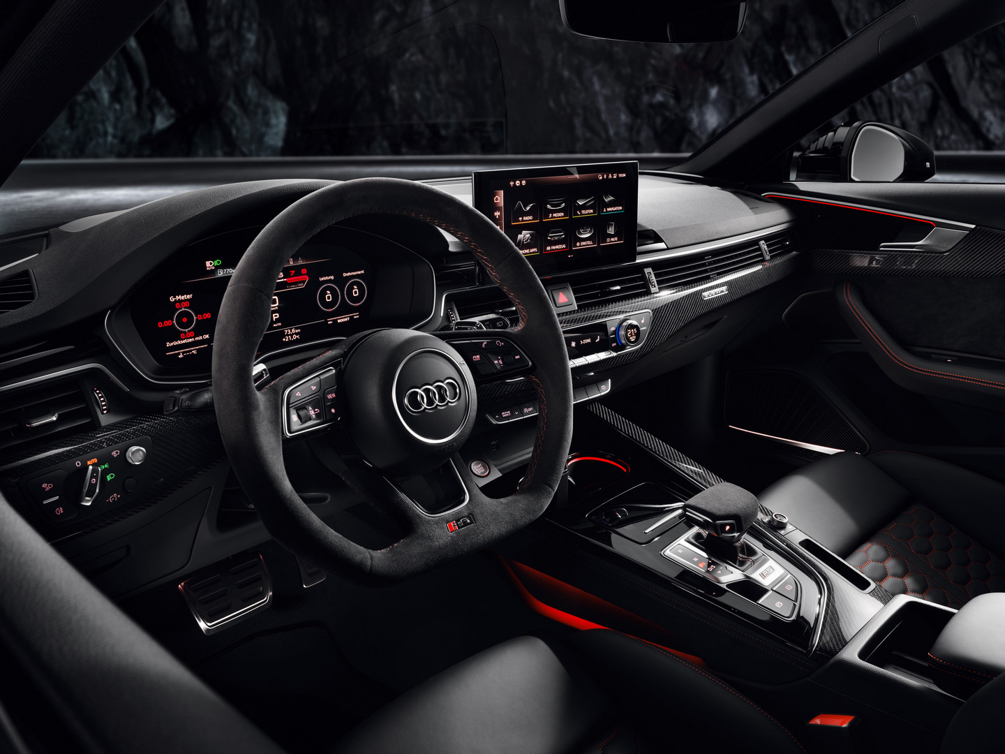 Audi RS4 Avant Steering Wheel