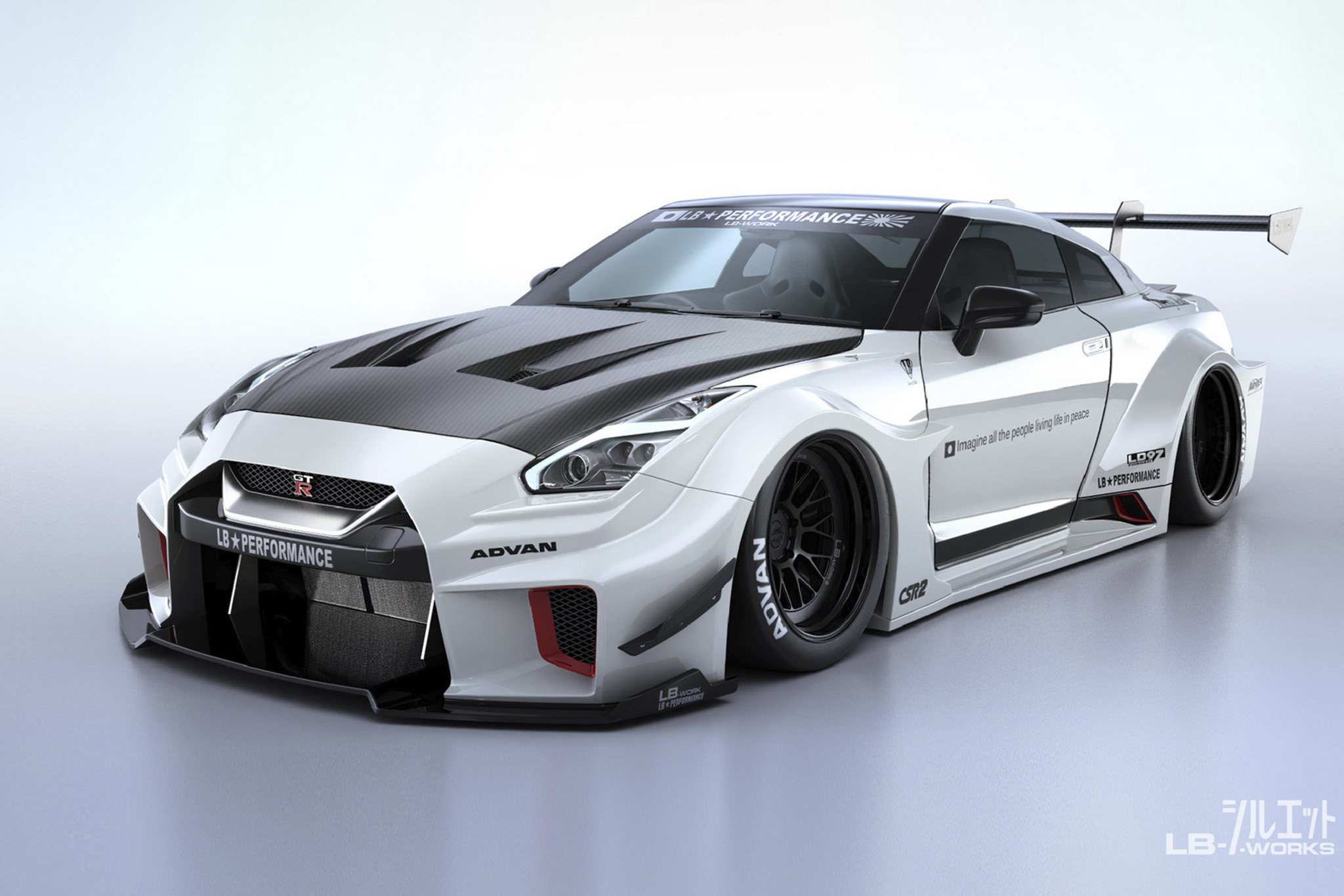 Liberty Walk Updates the Nissan GT-R With Silhouette Works Bodykit