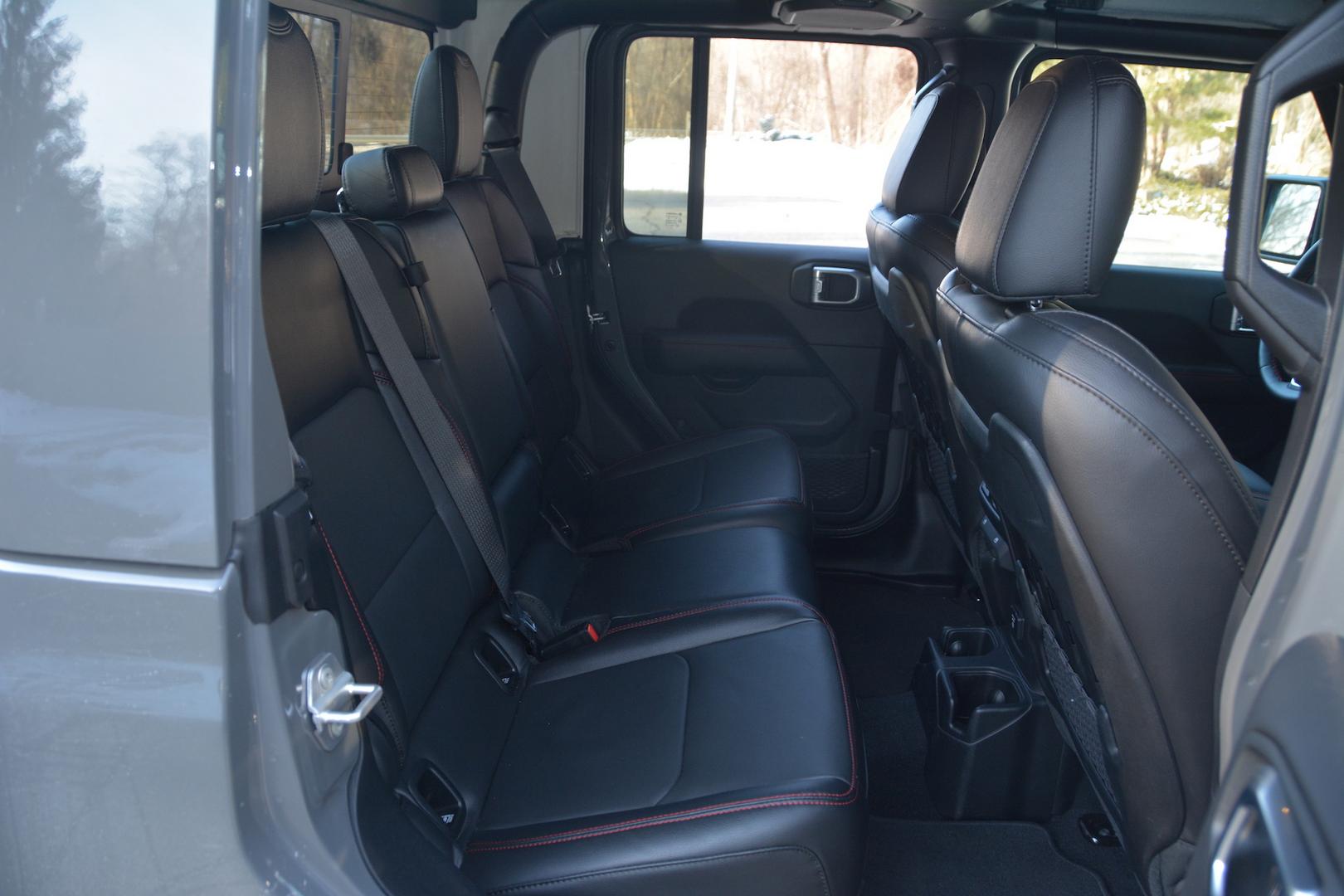 2020 Jeep Gladiator Rubicon Rear Seats