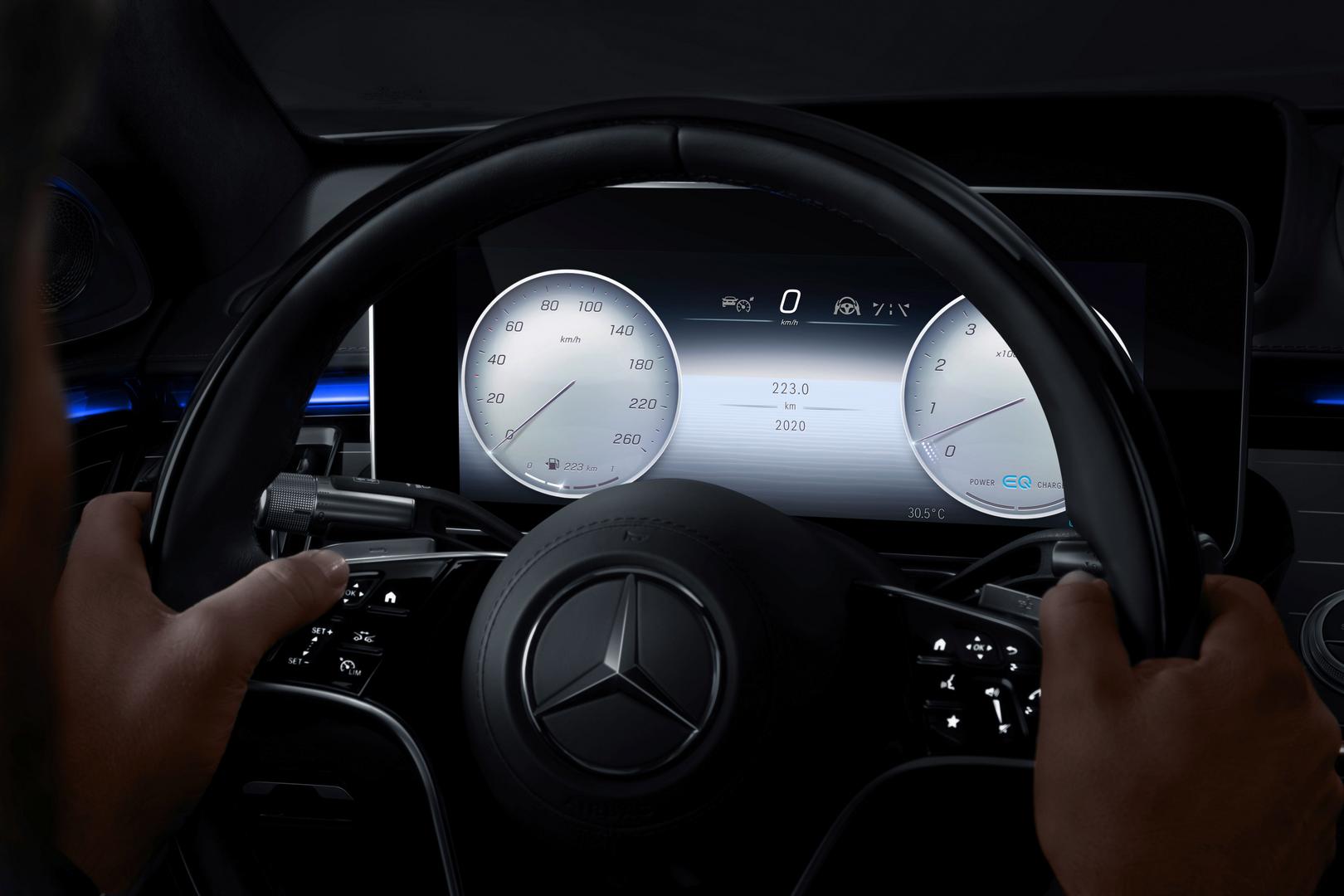2021 Mercedes-Benz S-Class Speedo