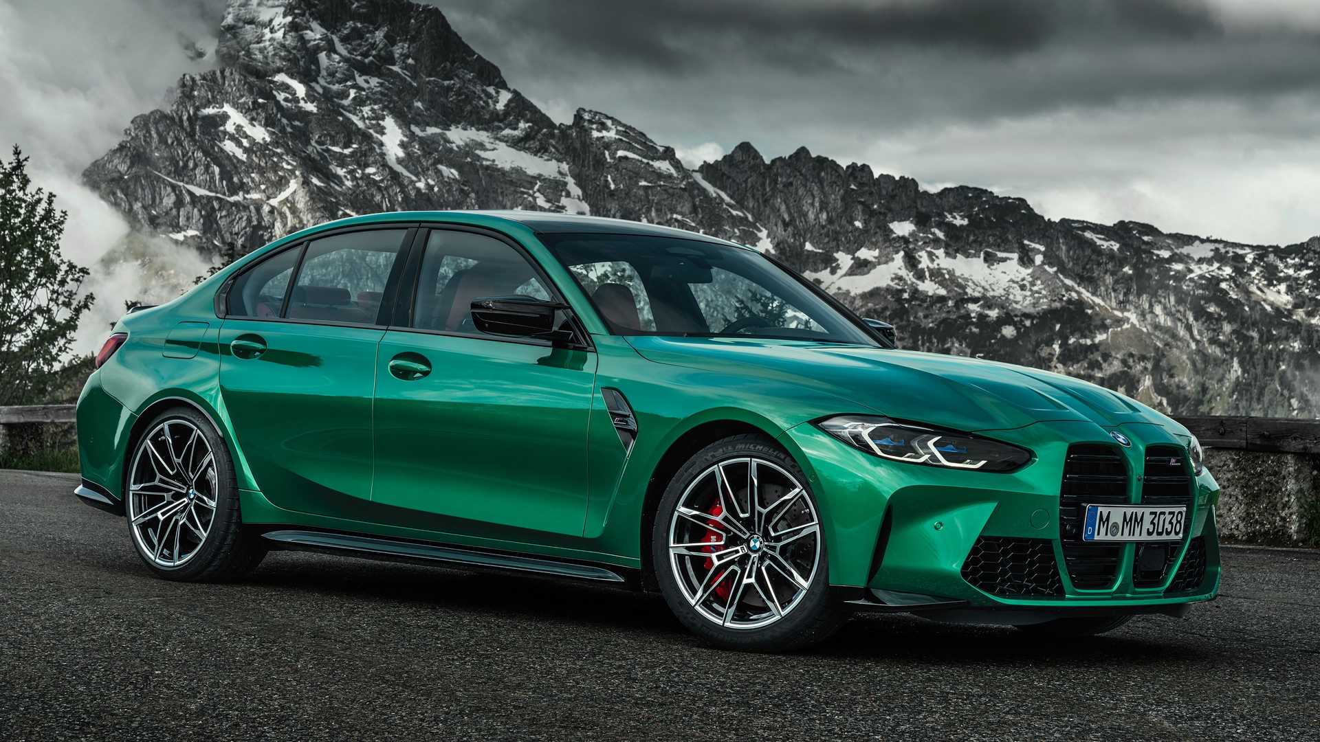 Green 2021 BMW M3
