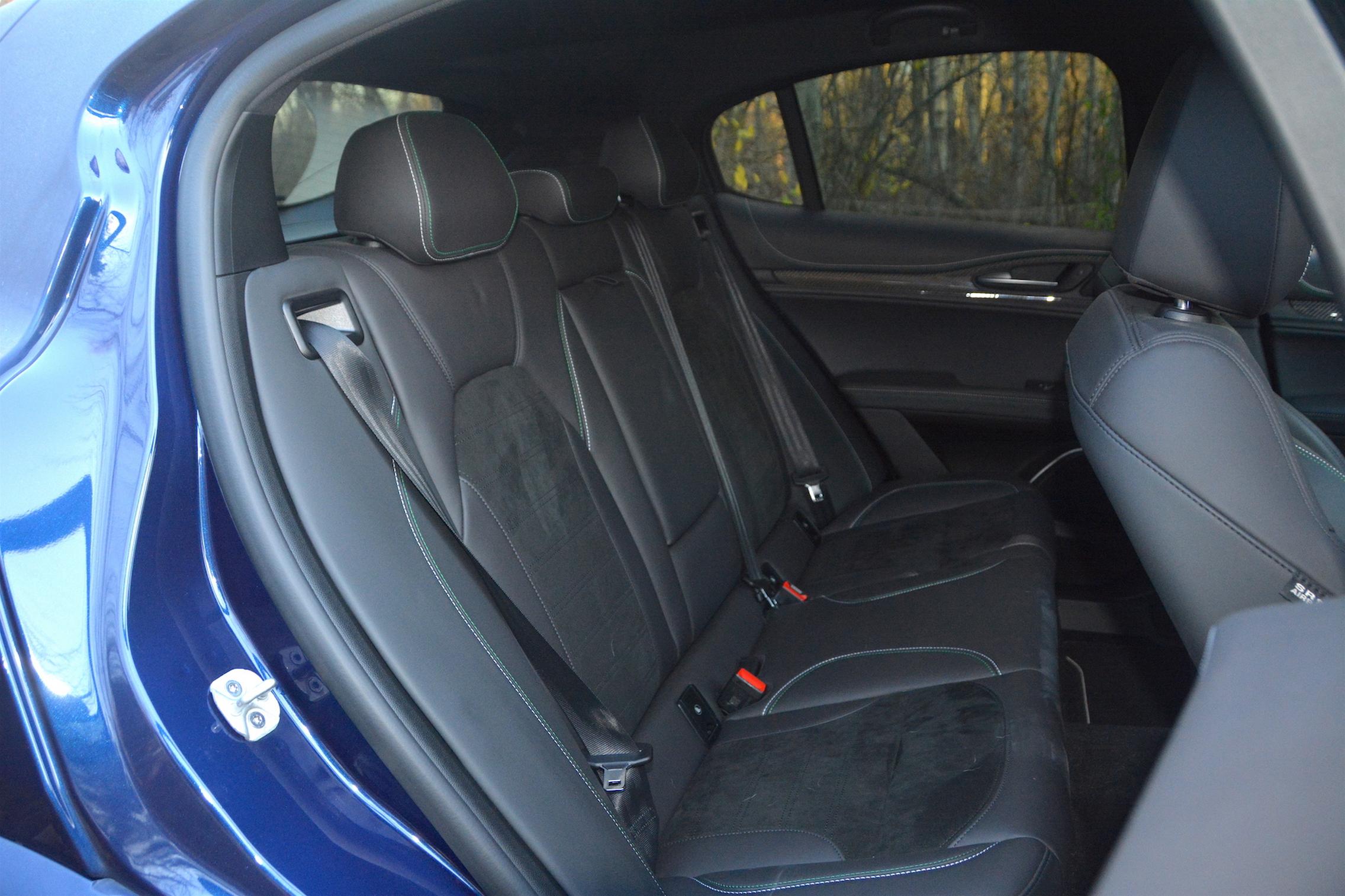 2020 Alfa Romeo Stelvio QV Rear Seats