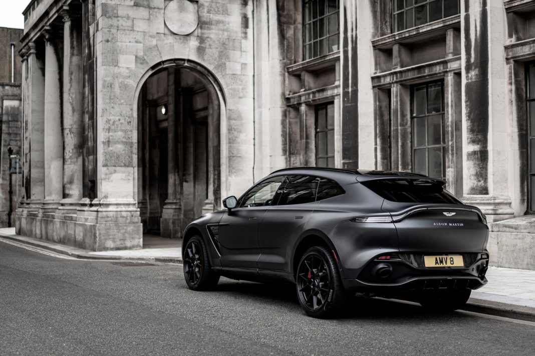 Black on Black Aston Martin DBX