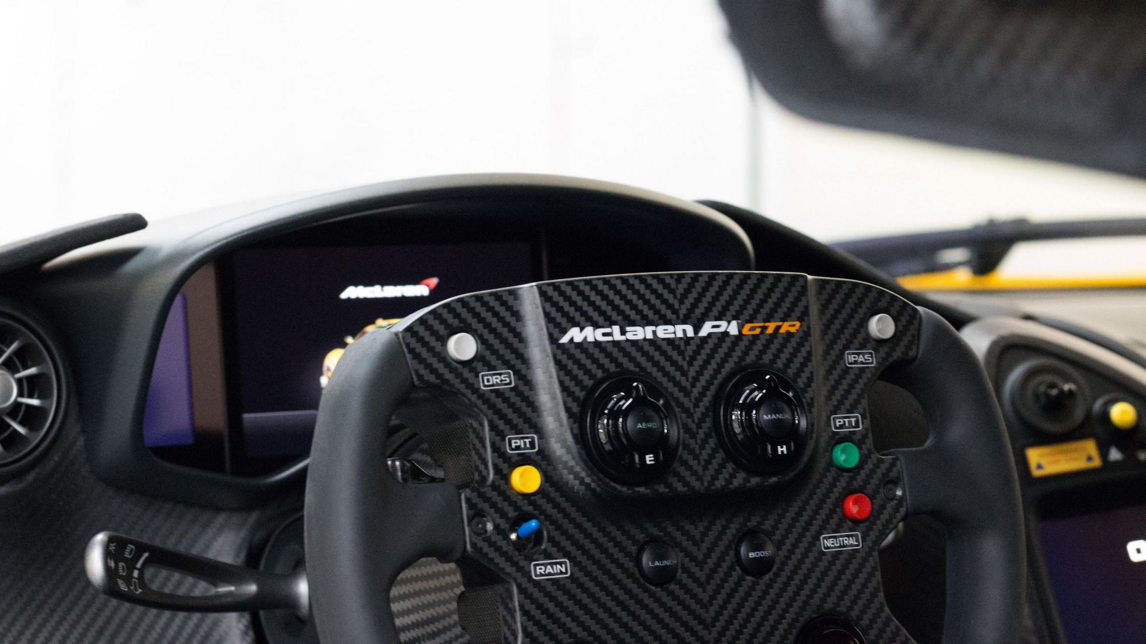 McLaren P1 GTR Steering Wheel