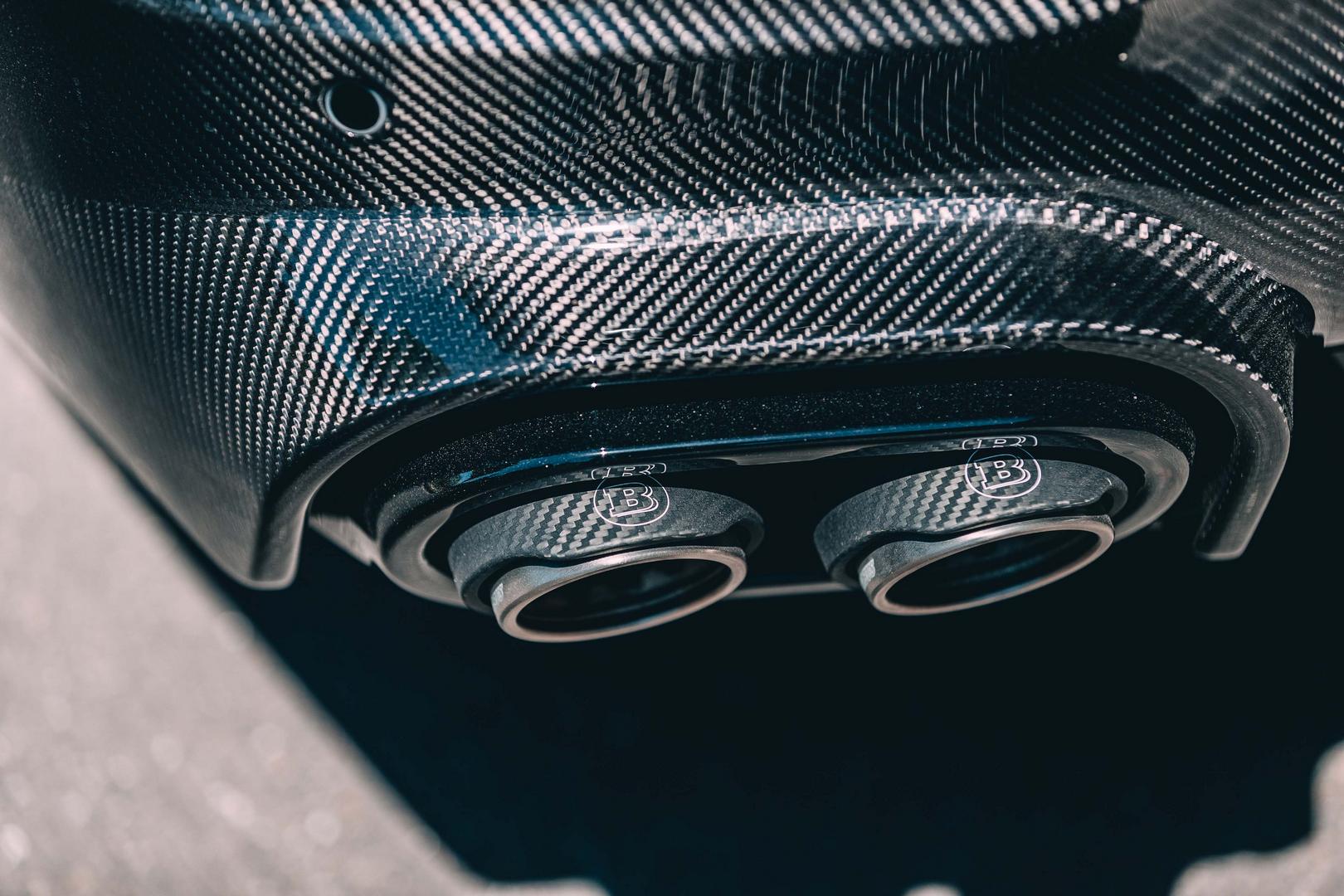 Brabus 800 GLE 63 S Coupe exhaust tips