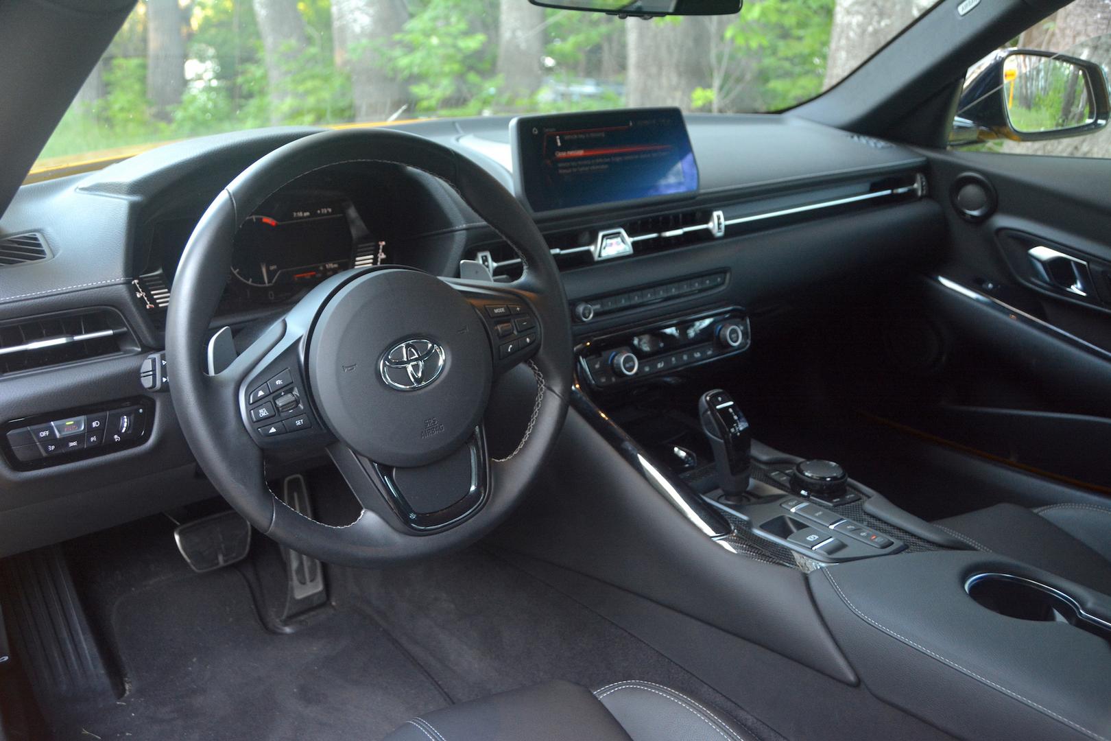 Toyota GR Supra steering wheel