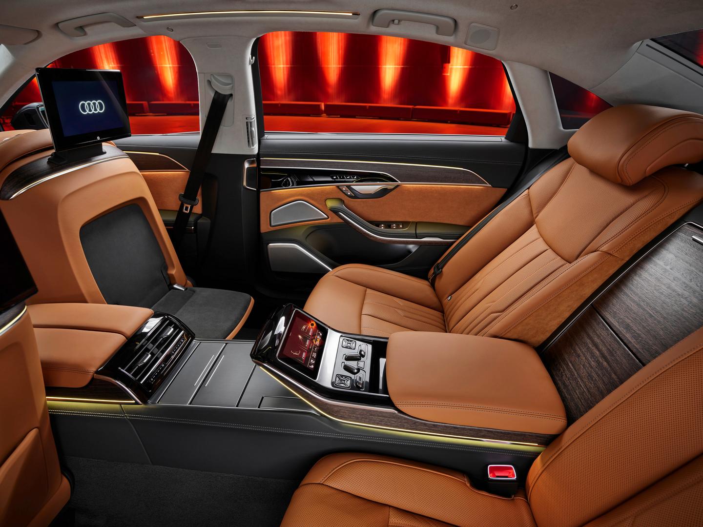 2022 Audi A8 L rear seats