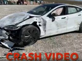 Model S Plaid Crash