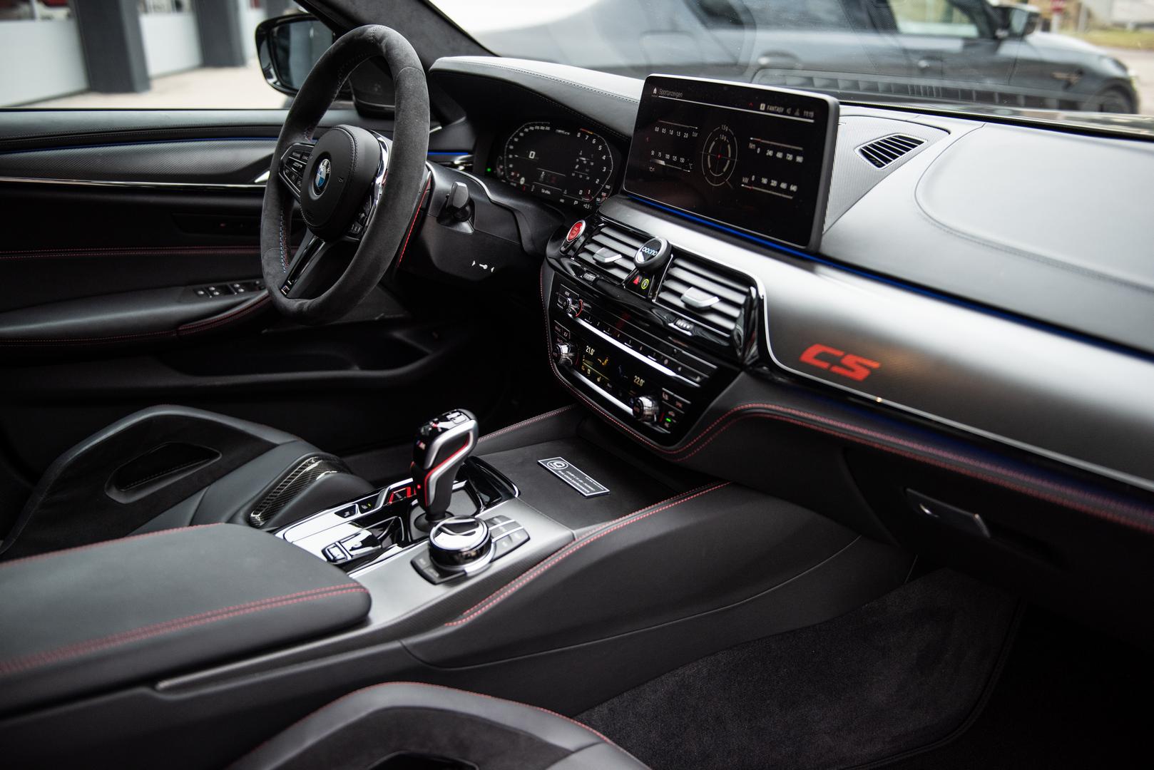 BMW M5 CS interior