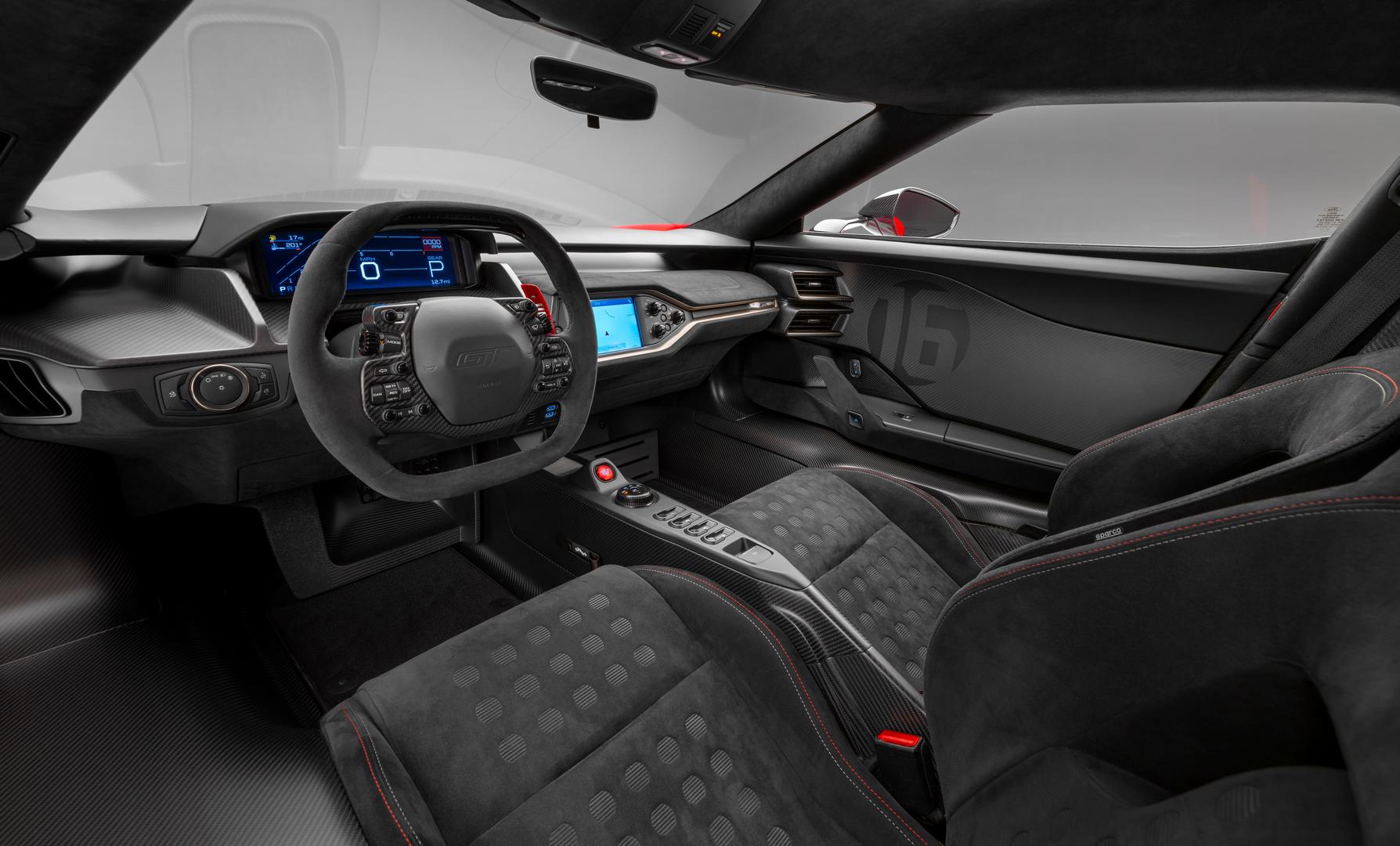 2022 Ford GT interior