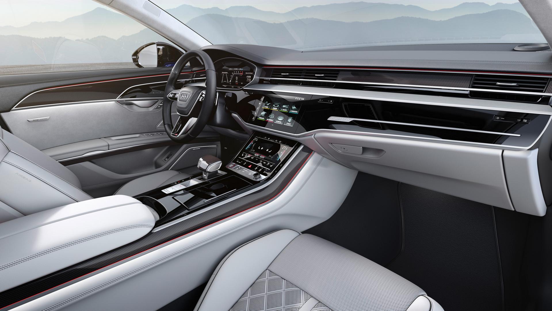 2022 Audi S8 seats