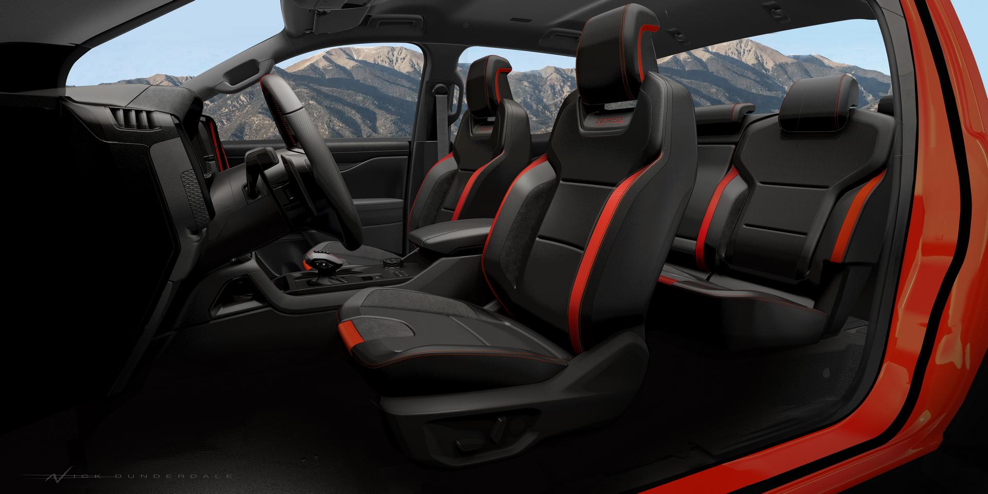 2022 Ford Ranger Raptor interior