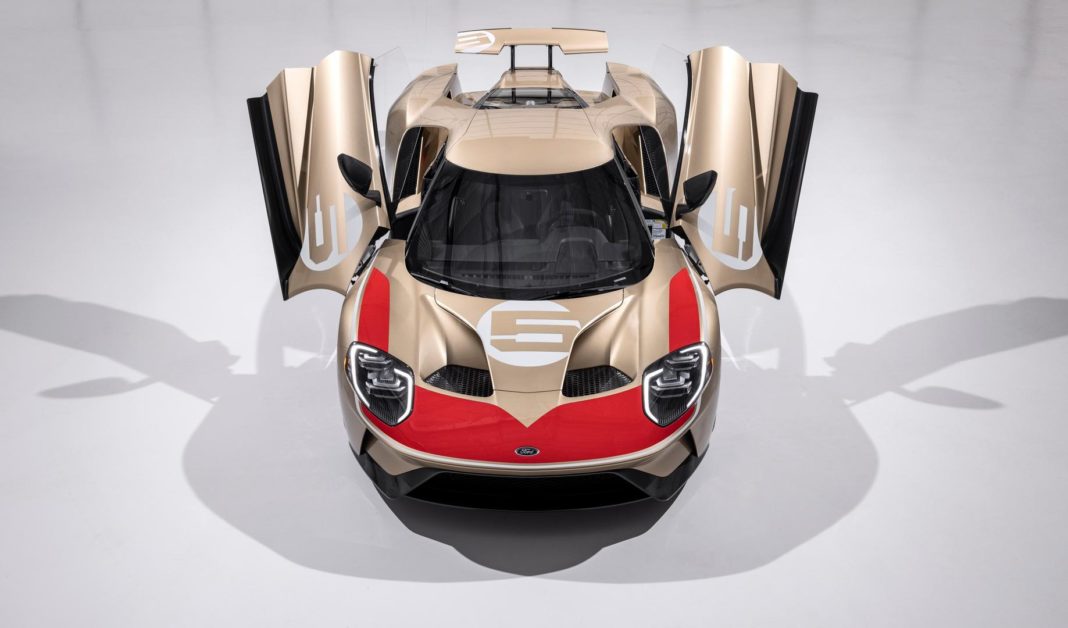 2022 Ford GT doors up