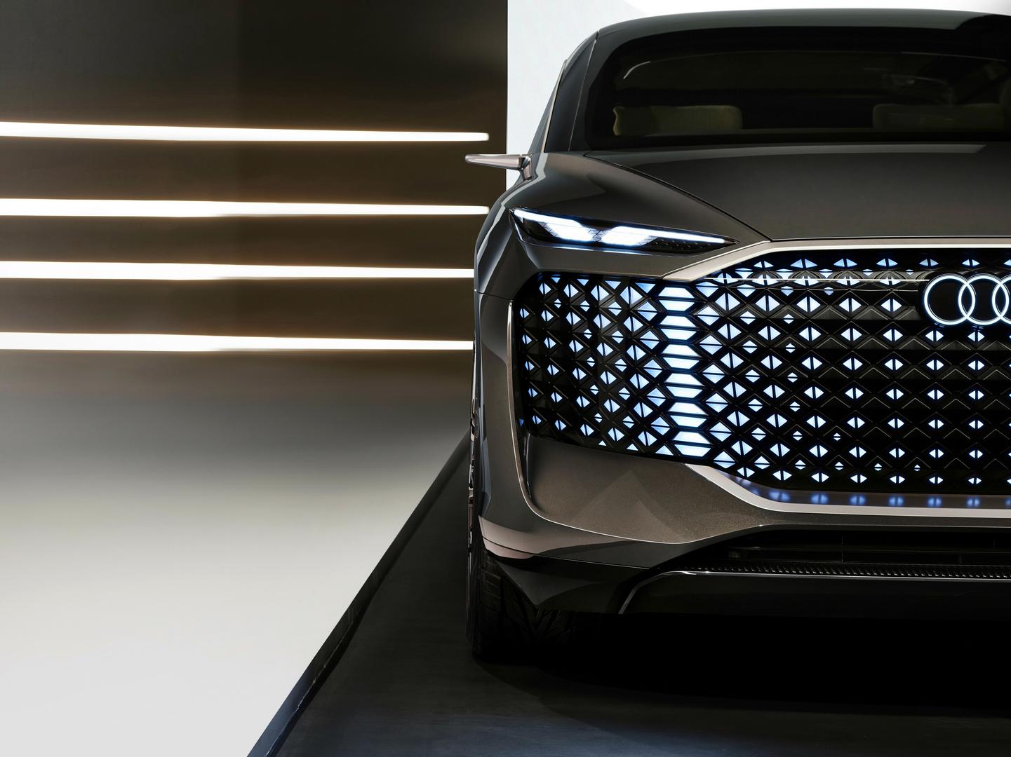 Audi urbansphere concept headlights