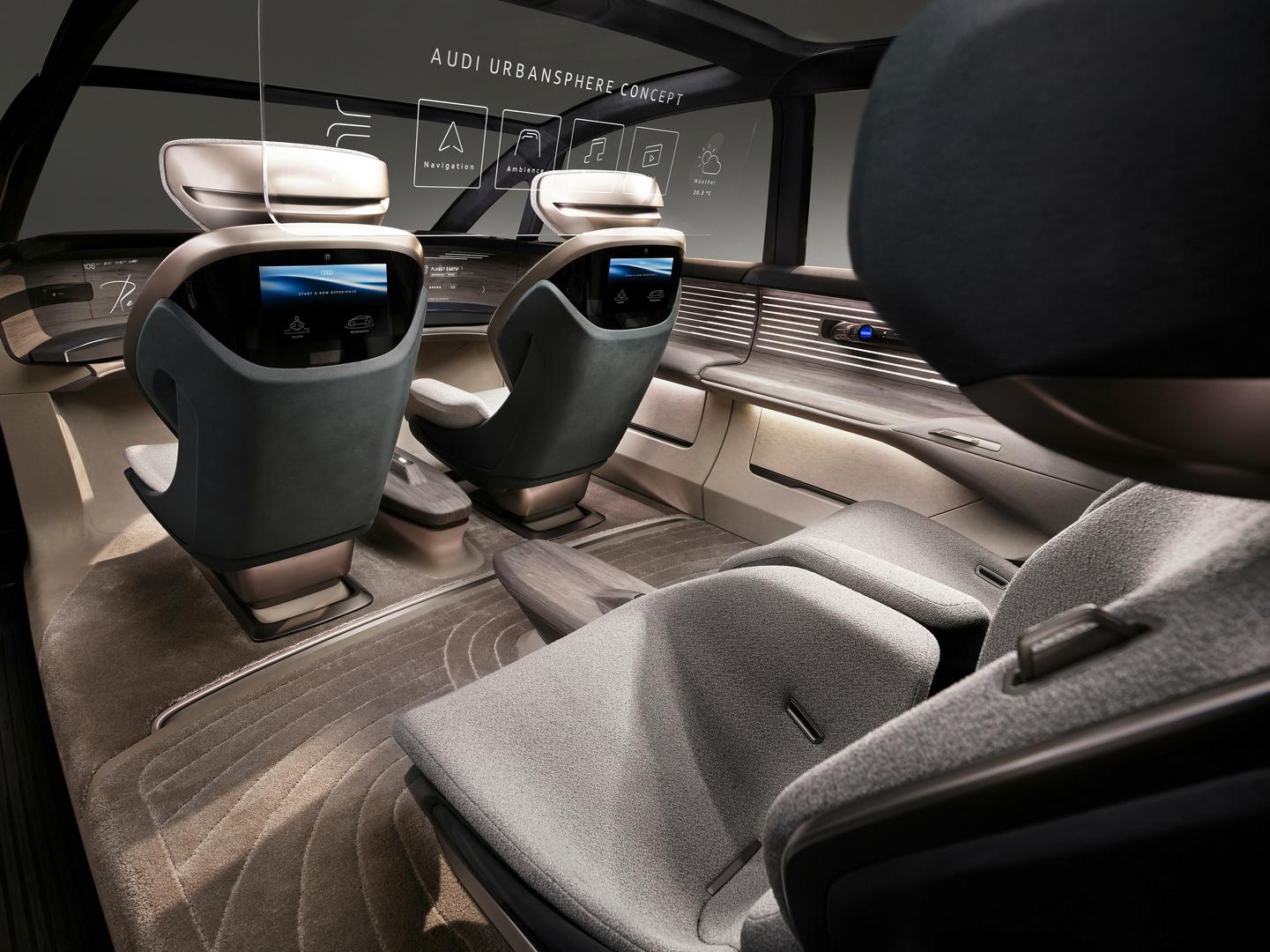 Audi urbansphere concept interior