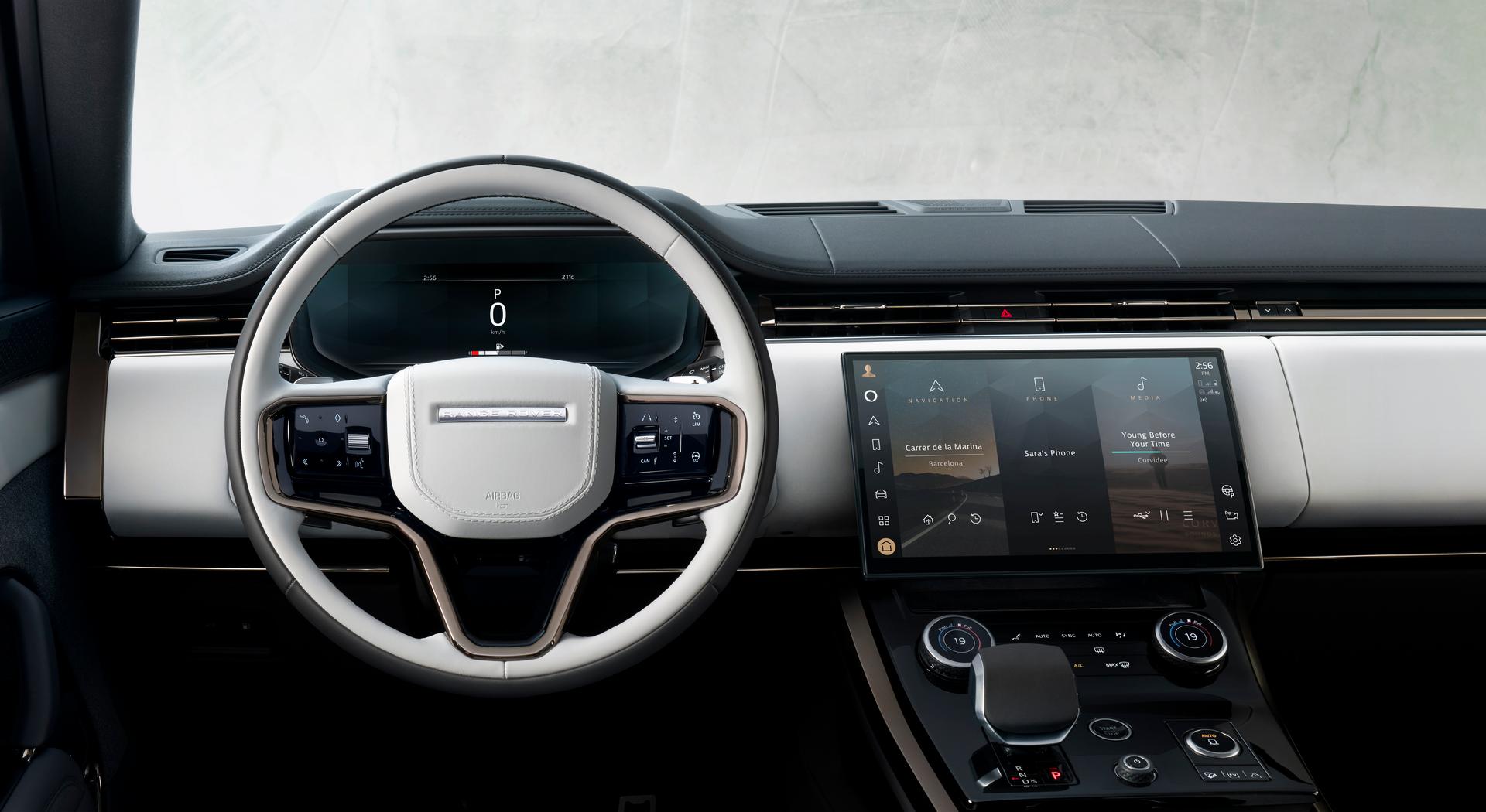 2023 Range Rover Sport steering wheel