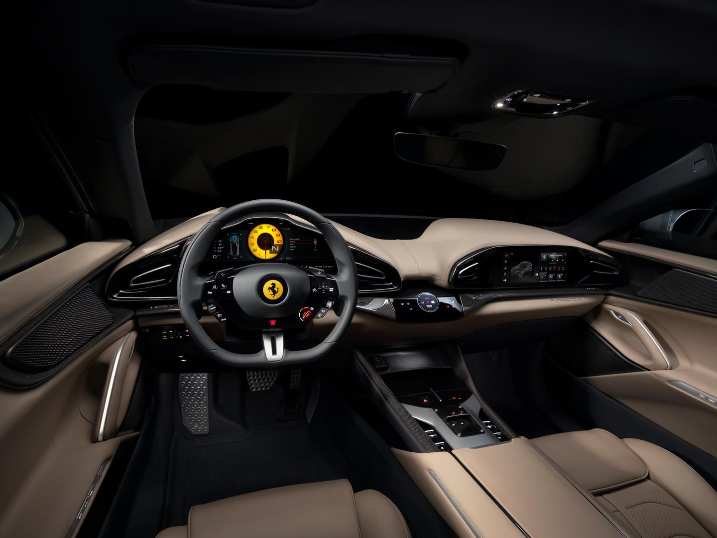 Ferrari Purosangue cabin