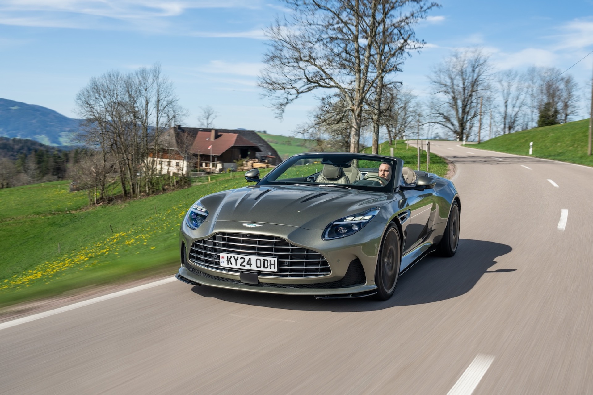 Aston Martin DB12 Volante Driven: An Exquisite Blend of Power & Elegance