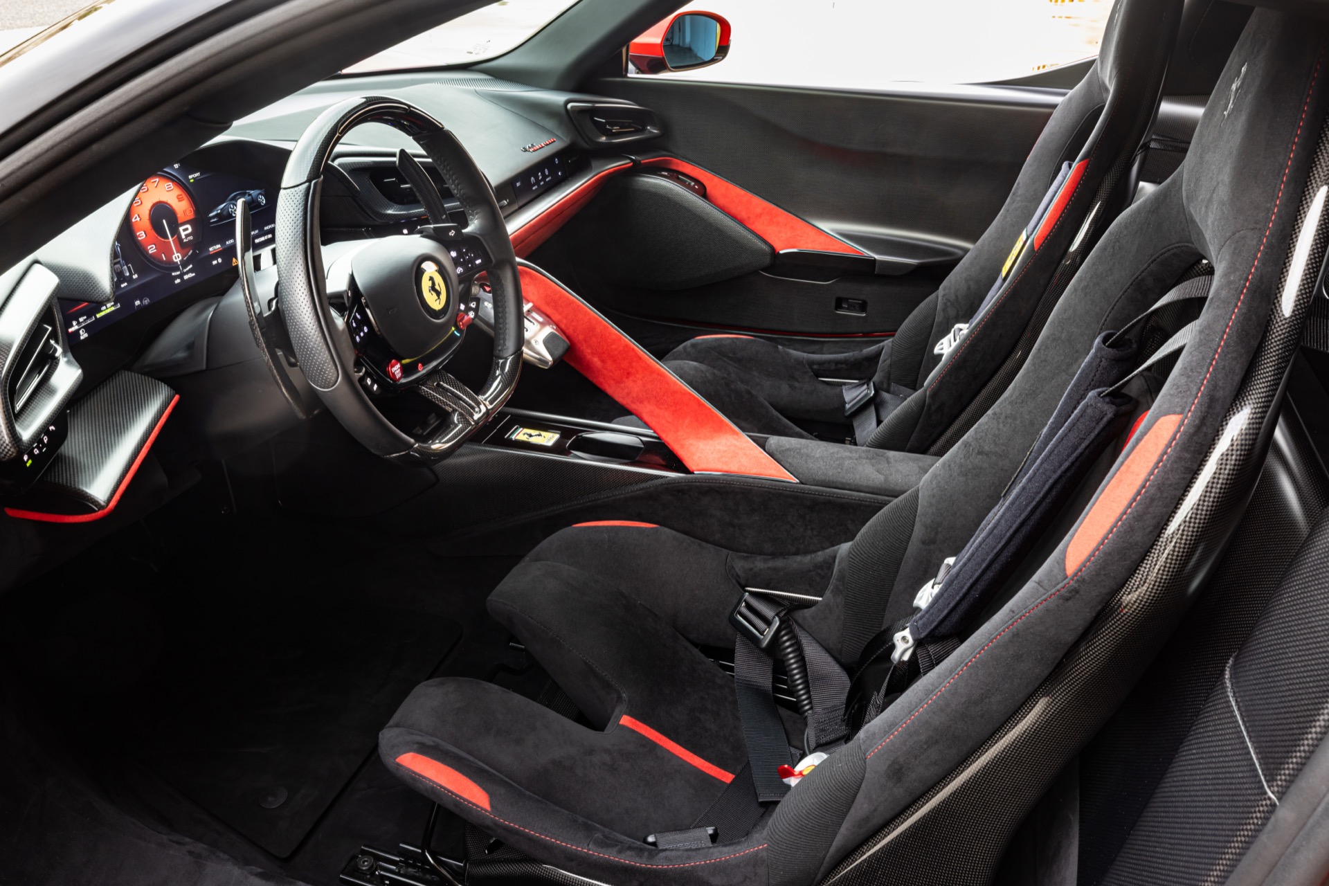 Ferrari 849 Testarossa: Ferociously Fast, Remarkably Calm 23 Ferrari 849 Testarossa red details 8