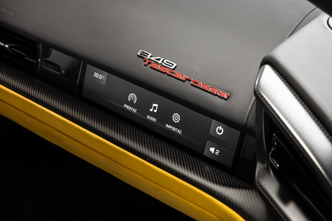Ferrari 849 Testarossa yellow details 4