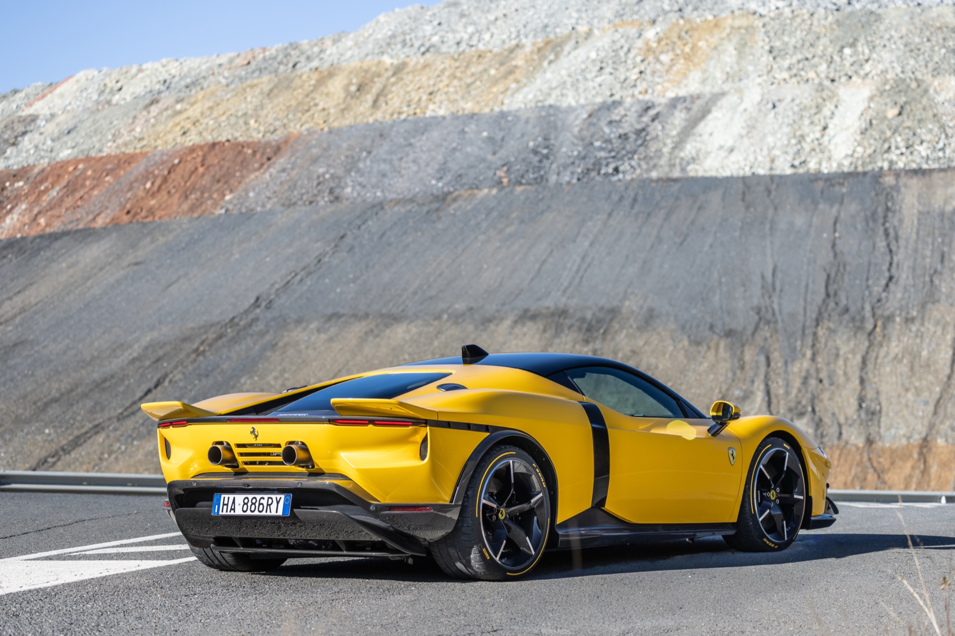 Ferrari 849 Testarossa: Ferociously Fast, Remarkably Calm 26 Ferrari 849 Testarossa yellow static 5
